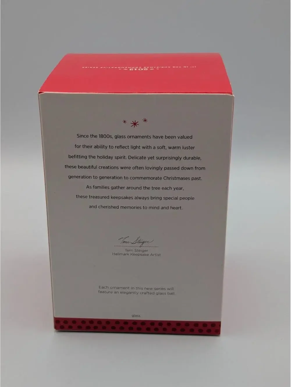 Hallmark Keepsake Christmas Commemorative 2013, 1st in Series, Red Glass Ball